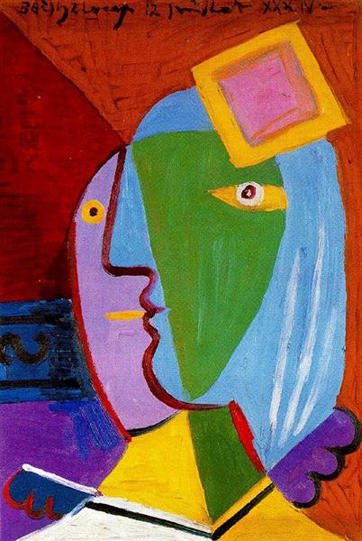 Pablo Picasso Classical Oil Painting Woman With Cap